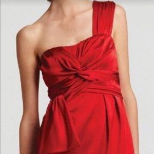 Nanette Lepore La Marocain Dress in Ruby